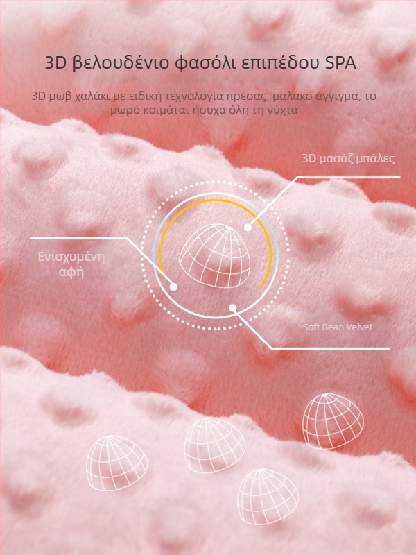 Παιδικό μαξιλάρι με καλλιτεχνικό σχέδιο, βαμβακερό ύφασμα Washed Cotton, Ασφάλεια Κατηγορία Α, για 1–3 ετών, Καλοκαίρι 2025