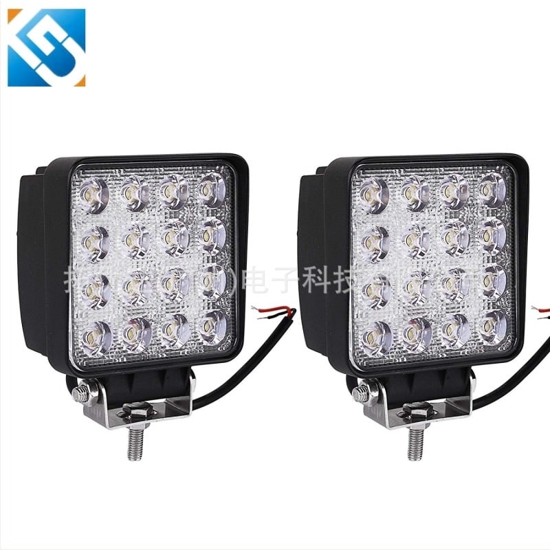 LED φωτιστικό εργασίας αυτοκινήτυ, προβολέας οροφής, 16 LED, 48W, 12-80V