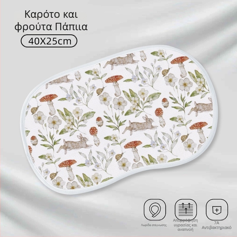 Μαξιλάρι μωρού με υφή συννεφιάς, οκτώ στρώσεις γάζας και βαμβάκι μπαμπού, μινιμαλιστικό στυλ, κατάλληλο για νεογνά, μάρκα Haterte