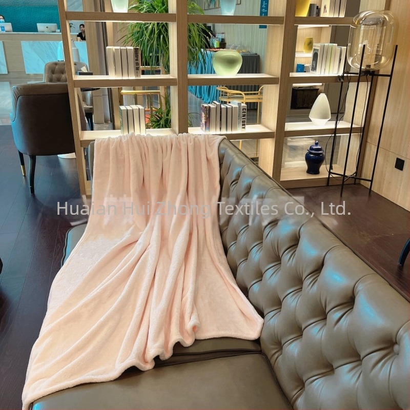 Κουβέρτα φλανελ παχιά, ομοιόμορφο σχέδιο, μοντέρνο μίνιμαλ, προσαρμόσιμη, πολυλειτουργική