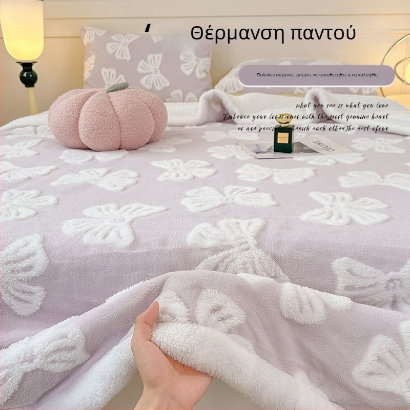 Κουβέρτα φλις κοραλλιού από βαμβάκι, 1000–1500 g, μονόχρωμη με μοτίβο κινουμένων σχεδίων, για όλες τις εποχές