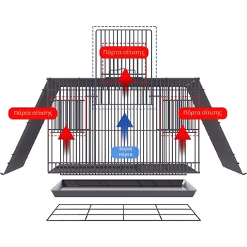 Κλουβί για πουλιά από σίδηρο – Huameilong, προέλευση Χεμπέι, εξουσιοδοτημένη ιδιωτική μάρκα, για πτηνά