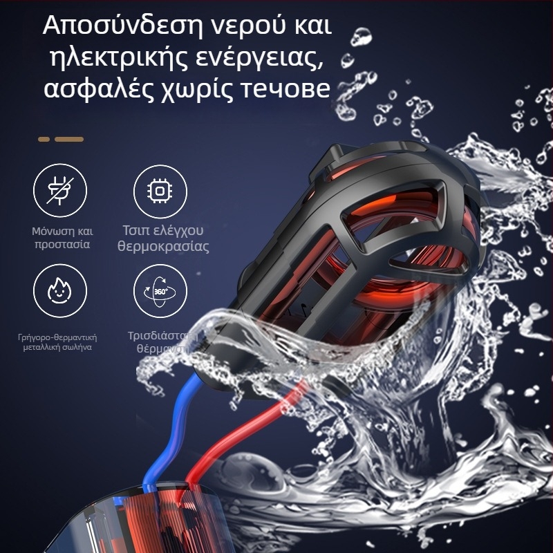 Επαναφορτιζόμενο μπουκαλάκι ζεστού νερού - ασφαλές, ηλεκτρική θήκη θέρμανσης, μοντέλο HLZ-2025, 220V, 380W, φλανελ ύφασμα