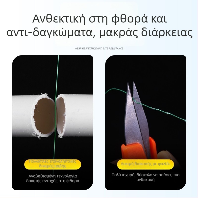 Σετ ριγ για γραμμή αλιείας με διπλά αγκίστρια – κύρια γραμμή, ισχυρή έλξη