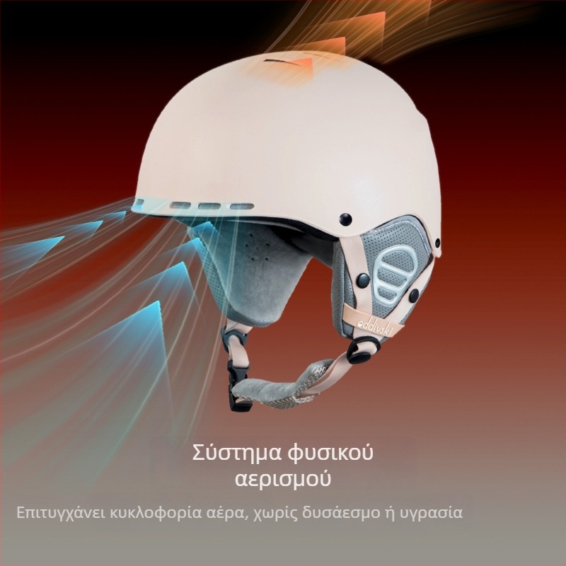 oddivski Κράνος σκι – unisex ενήλικες, ABS, τυπωμένο λογότυπο