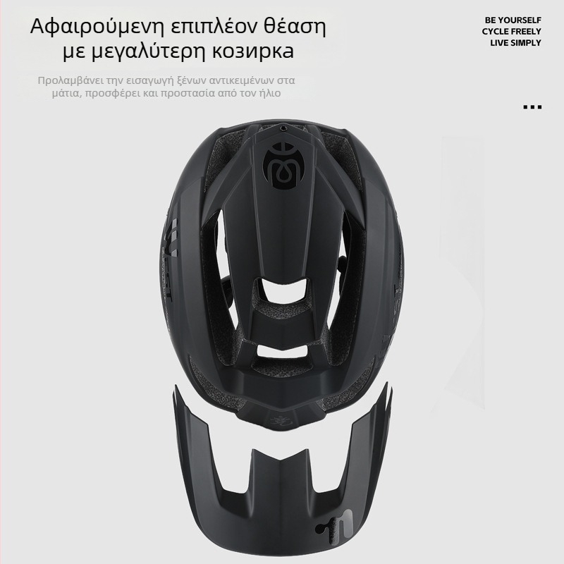 Κράνος ποδηλάτου West Biking, Unisex για ενήλικες, στυλ mountain bike, PC περίβλημα + EPS αφρός, μοντέλο YP0708078