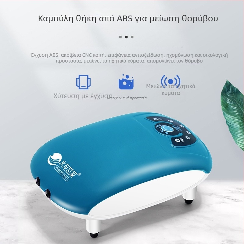 Φορητή αντλία οξυγόνου με μπαταρία λιθίου, αθόρυβη, τροφοδοσία AC/DC, για εξωτερικό ψάρεμα