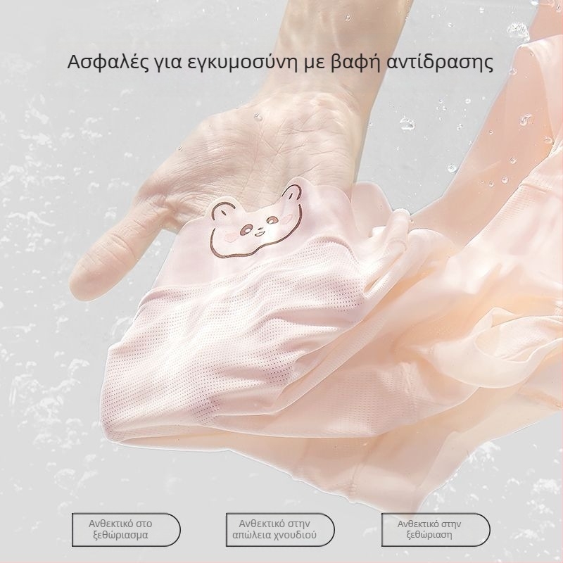 Σορτς εγκυμοσύνης ασφαλείας 2-σε-1 για καλοκαίρι, υψηλή μέση, ειδικά για κύηση, anti-exposure, ice silk shorts