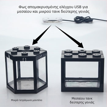 Φωτιστικό USB με RF τηλεχειρισμό από την Huay — 5V τροφοδοσία, ισχύς 0,6W, πλαστικό περίβλημα, 38 g