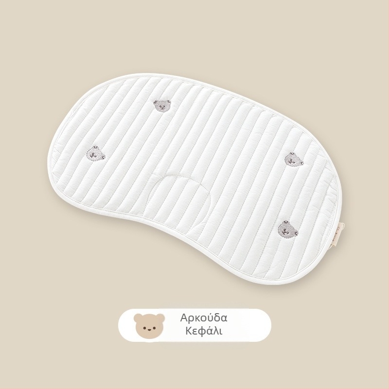Μωρό μαξιλαράκι, 100% βαμβάκι, καρτούν στυλ, για νεογνά 0–1 έτους, Άνοιξη 2023