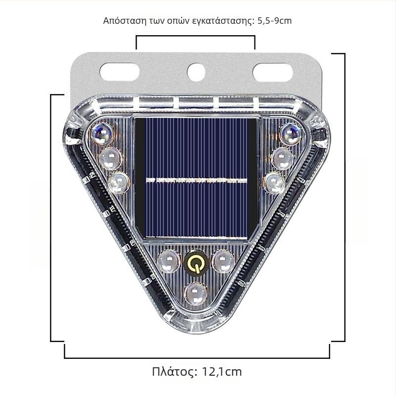 Ηλιακό strobo LED φως για φορτηγά – μαγνητική στερέωση, εγκατάσταση χωρίς εργαλεία