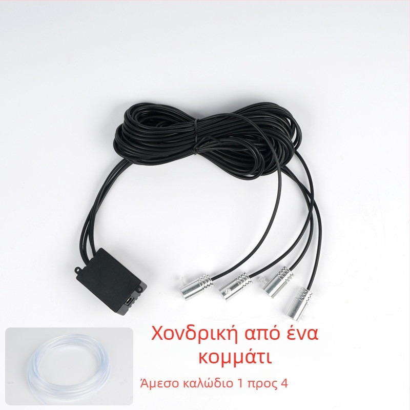Λάμπα εσωτερικού αυτοκινήτου LED με οπτικό ινών οδηγό φωτός, LGX μοντέλο, LED, 5V/12V/24V, 5W, κεντρικός ελεγκτής, 1–5 έξοδοι
