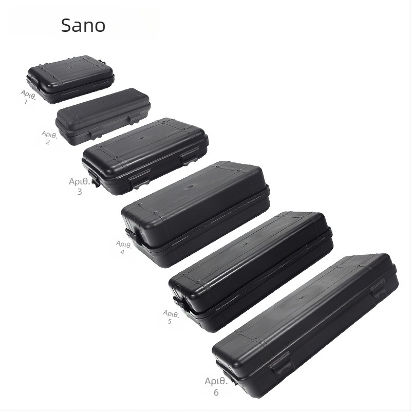 PP πλαστικό κουτί εργαλείων με καπάκι για συσκευασία εξαρτημάτων, εκτυπωμένο λογότυπο, μάρκα THANOS