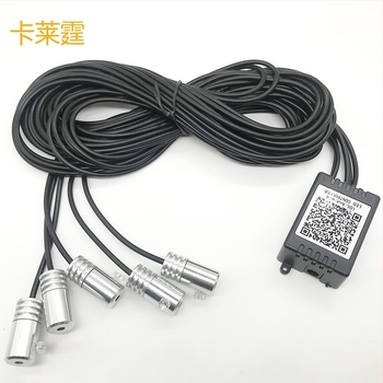 LED φως οδήγησης αυτοκινήτου για τον πίνακα οργάνων με ατμόσφαιρα αστέρων, έλεγχος μέσω εφαρμογής, 12V, 3.4W, 5050 LED, κατάλληλο για πίνακα οργάνων, πόρτες, ηλιοροφή και κεντρική κονσόλα