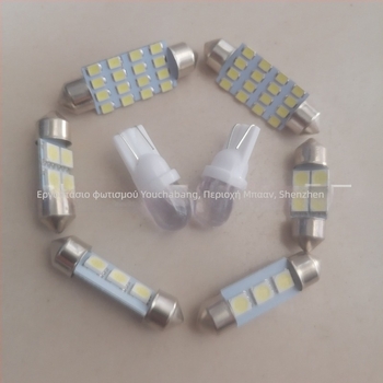 Σετ LED φώτων αυτοκινήτου 14 τεμάχια | 12V | 1W | 6500K | IP67 | 320 lm