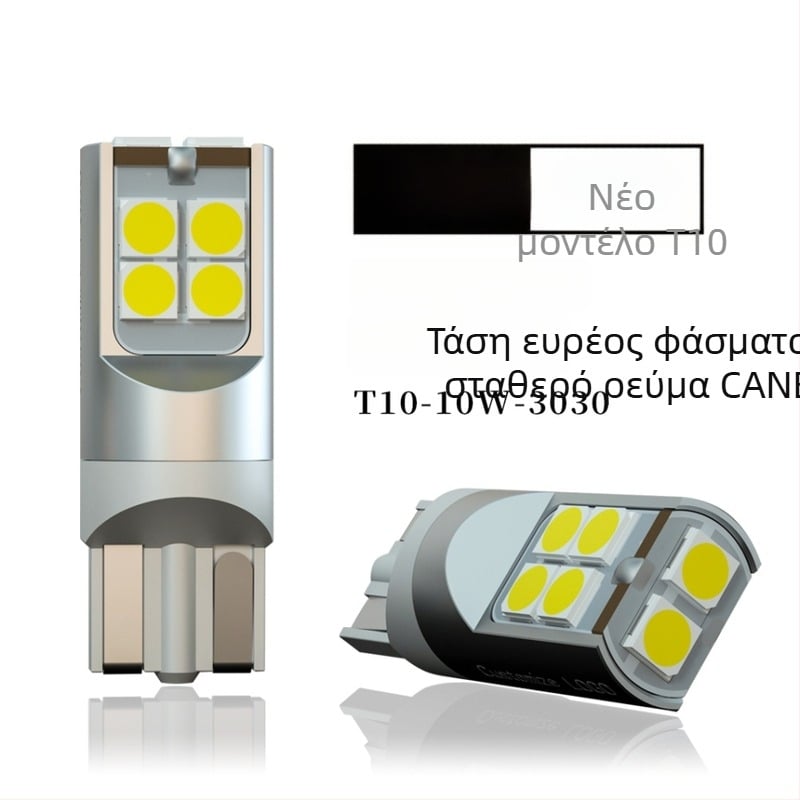 LED εσωτερικός λαμπτήρας ανάγνωσης αυτοκινήτου, μοντέλο T10-10W-3030, 3W, 10-28V, 400 lm, 6000-6500K