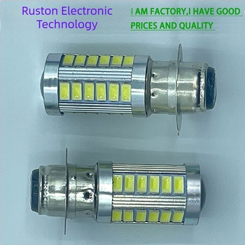 Φανάρι LED για μοτοσικλέτα H6 5630, 33 LED, P15D-25, υψηλή φωτεινότητα, λευκό φως