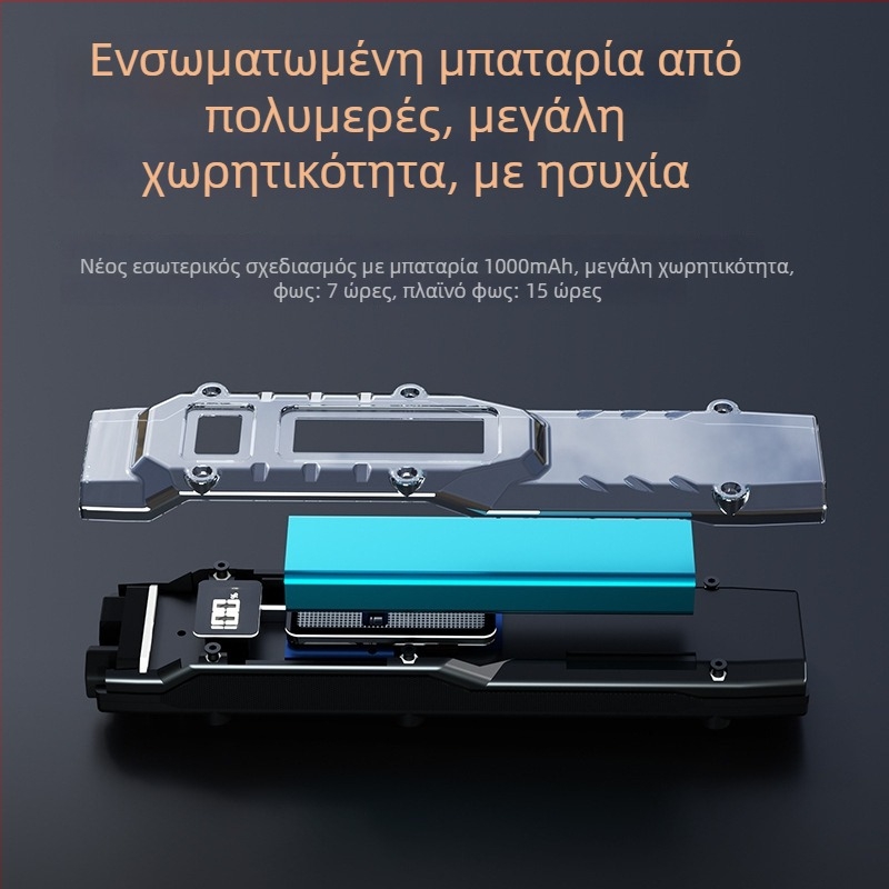 Τακτικός φακός LED, υπερλεπτός, γρήγορη φόρτιση Type-C, εμβέλεια 100–200 m
