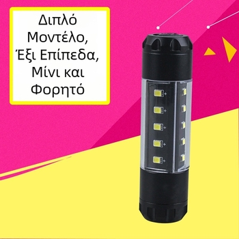 Μίνι φορητός COB LED φακός εξωτερικής χρήσης, μπαταρία 1200mAh, τροφοδοσία με μπαταρία 14500, εμβέλεια 100–200 m, πολυλειτουργικός