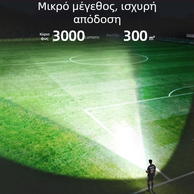 Volson SQ07 Πολυλειτουργικός φακός LED, αλουμινένιο σώμα, επαναφορτιζόμενος, μαγνητικός φάρος εργασίας έκτακτης ανάγκης
