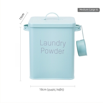 Μεταλλικός κάδος αποθήκευσης κόκκων με σφράγιση και προστασία από υγρασία, τροφής ποιότητας για ρύζι, αλεύρι και ζωοτροφή κατοικίδιων (σκύλος/γάτα), 5–6 L