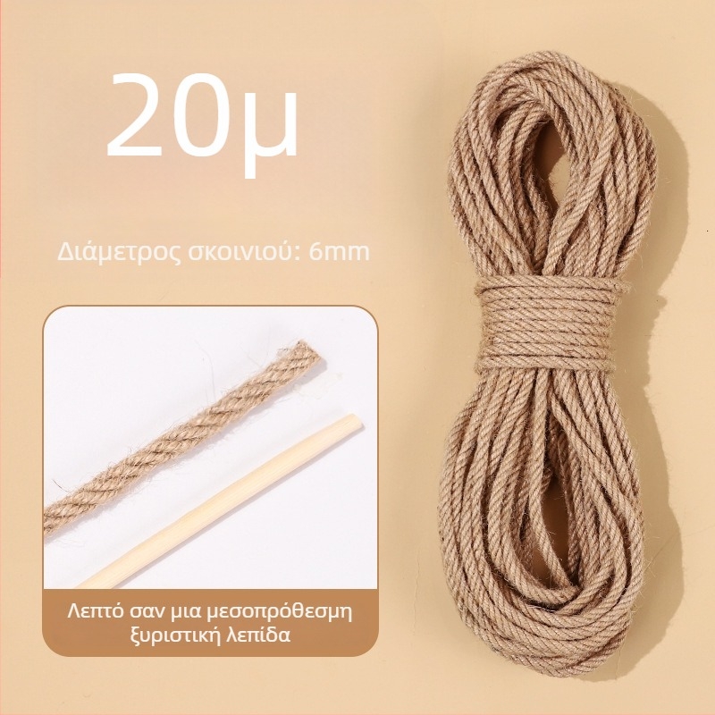 Γάτα DIY Σχοινί από Κάνναβη – Σταθμός Γρατσουνίσματος, Seven Oh, Απλός Στυλ