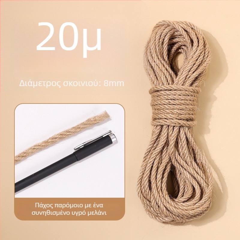 Γάτα DIY Σχοινί από Κάνναβη – Σταθμός Γρατσουνίσματος, Seven Oh, Απλός Στυλ