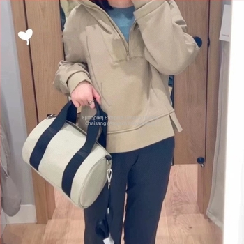 Νάιλον κυλινδρική τσάντα crossbody – Boston Classic, Unisex για καθημερινή χρήση, ταξίδια και γιόγκα (κύρια ύλη: νάιλον 88%, μείγμα χημικών ινών, ευθεία τύπος)