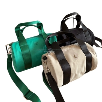 Νάιλον κυλινδρική τσάντα crossbody – Boston Classic, Unisex για καθημερινή χρήση, ταξίδια και γιόγκα (κύρια ύλη: νάιλον 88%, μείγμα χημικών ινών, ευθεία τύπος)