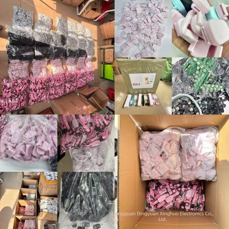 Κολάρο εντοπισμού για κατοικίδια κατά της απώλειας, σιλικόνη, γλυκό σχέδιο, κατασκευή από πλαστικό, μοντέλο F5-1