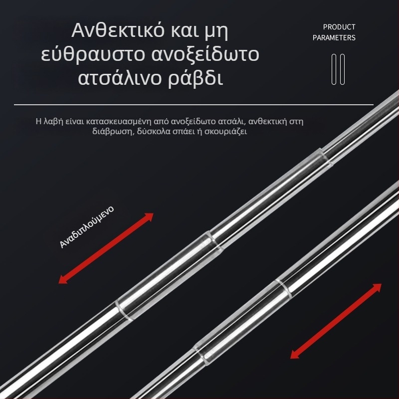 Ανοξείδωτο τηλεσκοπικό χειροκίνητο δίχτυ ενυδρείου για μικρά διακοσμητικά ψάρια (γκούπι, μπέτα) – 3D χειροποίητος σχεδιασμός