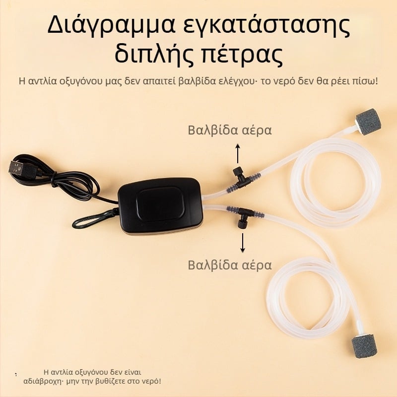 USB αντλία οξυγόνου για υπαίθριο ψάρεμα, φορητή αντλία οξυγόνου για ενυδρείο, 150 γρ, επιλογές J3/J5, Μάρκα: Other