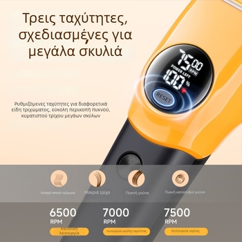 Paiwei Κοπτήρας Τριχώματος Κατοικίδιων - Ηλεκτρικός Κόπτης για Σκύλους και Γάτες - ABS Σώμα - Μοντέλο MS-P1