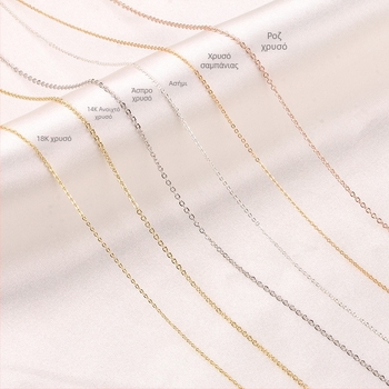 Αλυσίδα με επίχρυσο πλήρωμα 14K/18K, με χάντρες-μπάλες, λεπτή επίπεδη O-σύνδεση, χαλκός στον πυρήνα, ηλεκτροπλαστική για DIY κοσμήματα