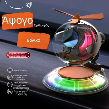 Διαχύτης αρώματος αυτοκινήτου με ατμοσφαιρικό φωτισμό και έλεγχο ήχου | πλαστικό σώμα | 5–10 mL | άρωμα ωκεανού | εξάτμιση 1–15 ημέρες | διάρκεια ζωής 3 χρόνια