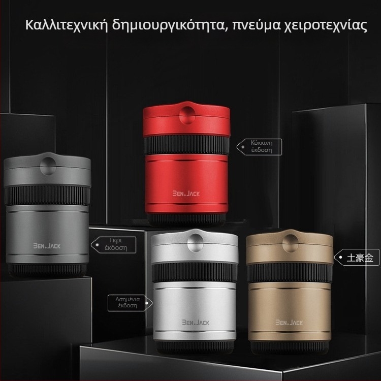 Πολυλειτουργικό τασάκι αυτοκινήτου με καπάκι | Υλικό: κράμα αλουμινίου + ABS; Μοντέλο: 194; Βάρος: 250 g; Φινίρισμα: ματ; Κατάλληλο για επιβατικά οχήματα