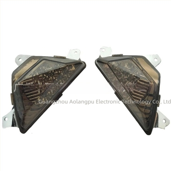 OT05 φλας σήμανσης μοτοσικλέτας με ABS, 12V, συμβατό με Kawasaki Ninja 250/300/400/650/1000/SX ZX-6R
