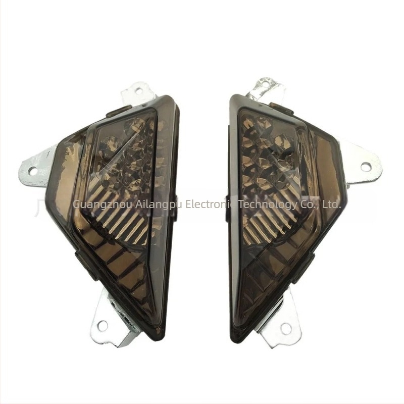 OT05 φλας σήμανσης μοτοσικλέτας με ABS, 12V, συμβατό με Kawasaki Ninja 250/300/400/650/1000/SX ZX-6R
