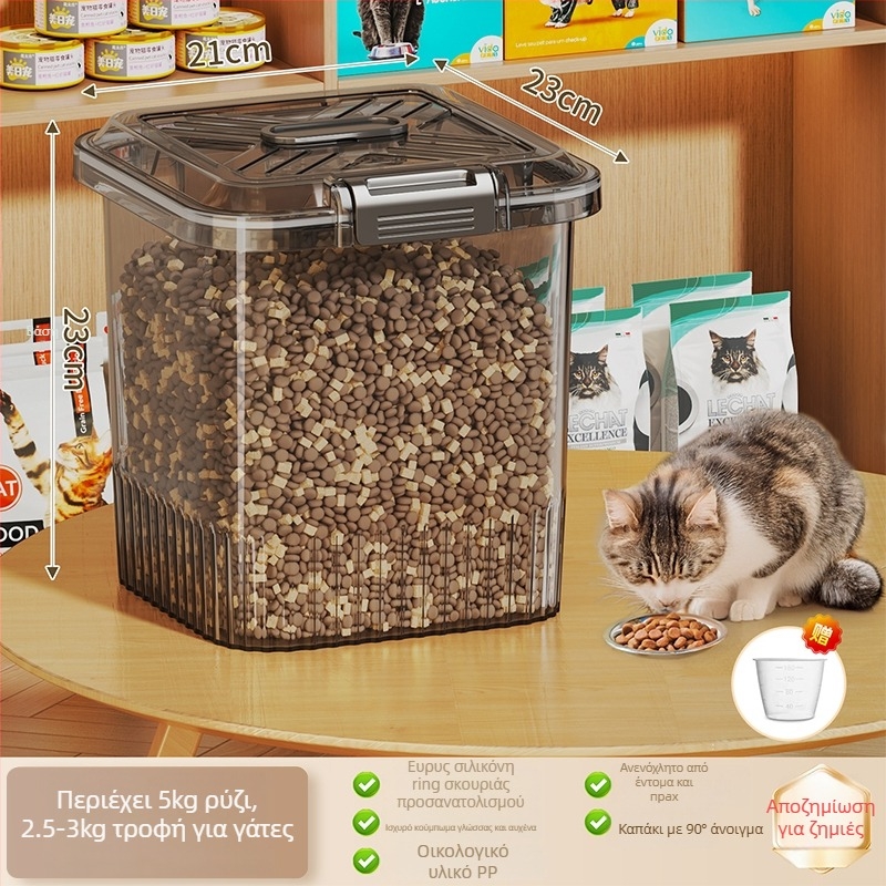 Κουτί αποθήκευσης τροφής γάτας και σκύλου, Υλικό: Silk Flower, Μάρκα: Other, Χωρητικότητα: Άλλο, Όχι εισαγωγή