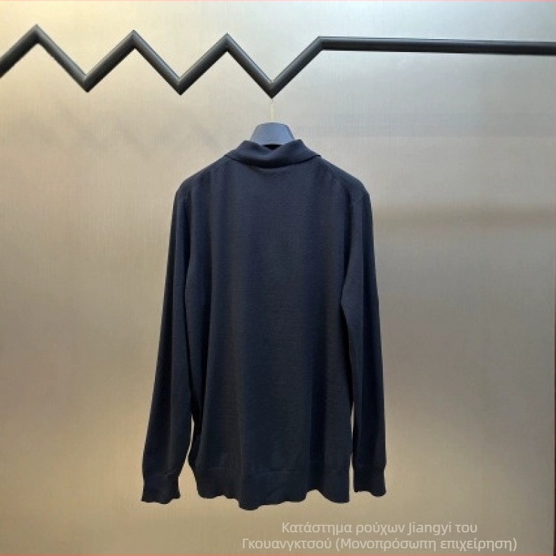 Πόλο πουκάμισο από βαμβακο-μίξη με κοντά μανίκια, γιακά polo με μισό φερμουάρ, κέντημα, άνετη γραμμή