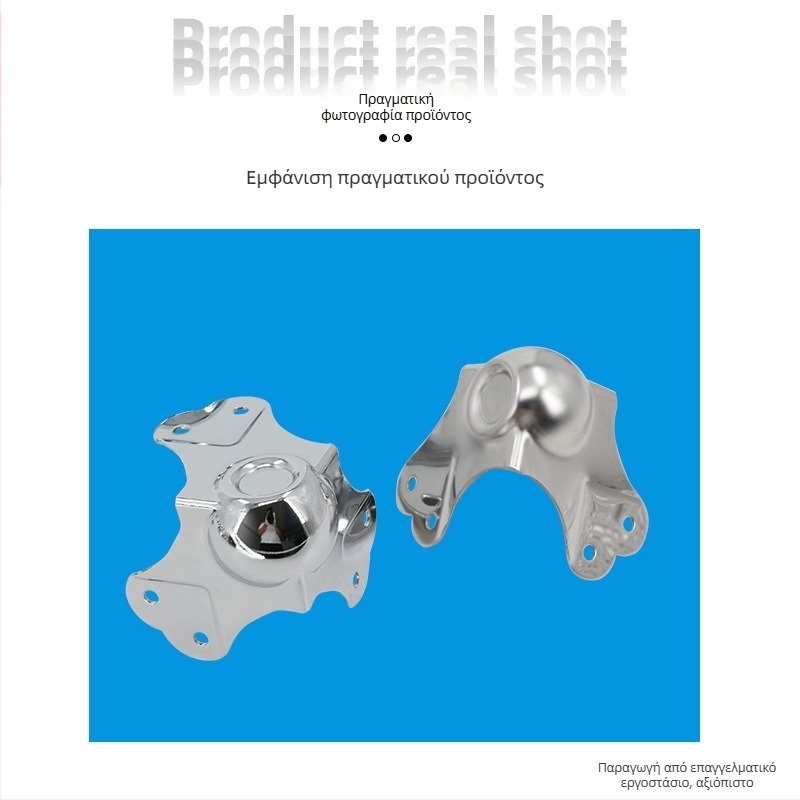 AW Anwang Προστατευτικό γωνίας από ανοξείδωτο ατσάλι για ξύλινα κουτιά, τριπλής κάλυψης γωνία 90°