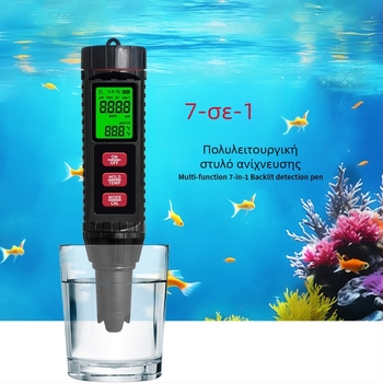BG-MF-X71 Φορητός αναλυτής ποιότητας νερού – μετρά pH, αλατότητα, EC/tds, ORP και θερμοκρασία; εύρος μέτρησης EC/tds/άλατος/pH/ORP/θερμοκρασία; ακρίβεια ±2% F.S.; Τροφοδοσία 3V