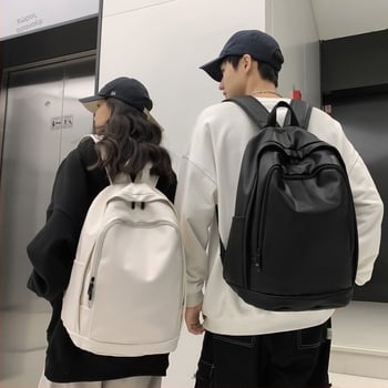 Σακίδιο PU δέρμα, μοντέλο TR773, κλείσιμο με φερμουάρ, κατακόρυφο τετράγωνο σχήμα, τρισδιάστατο εξωτερικό