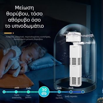 Υποβρύχια αντλία φίλτρου για ενυδρείο με ενσωματωμένο φιλτράρισμα και οξυγόνωση, 3-σε-1 σύστημα κυκλοφορίας, πλαστικό, 200 g, Water Pet Family