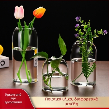 Βάζο με επίπεδο στόμιο από γυαλί υψηλής αντοχής (Μάρκα: Other; Συσκευασία: Χαρτοκιβώτιο)