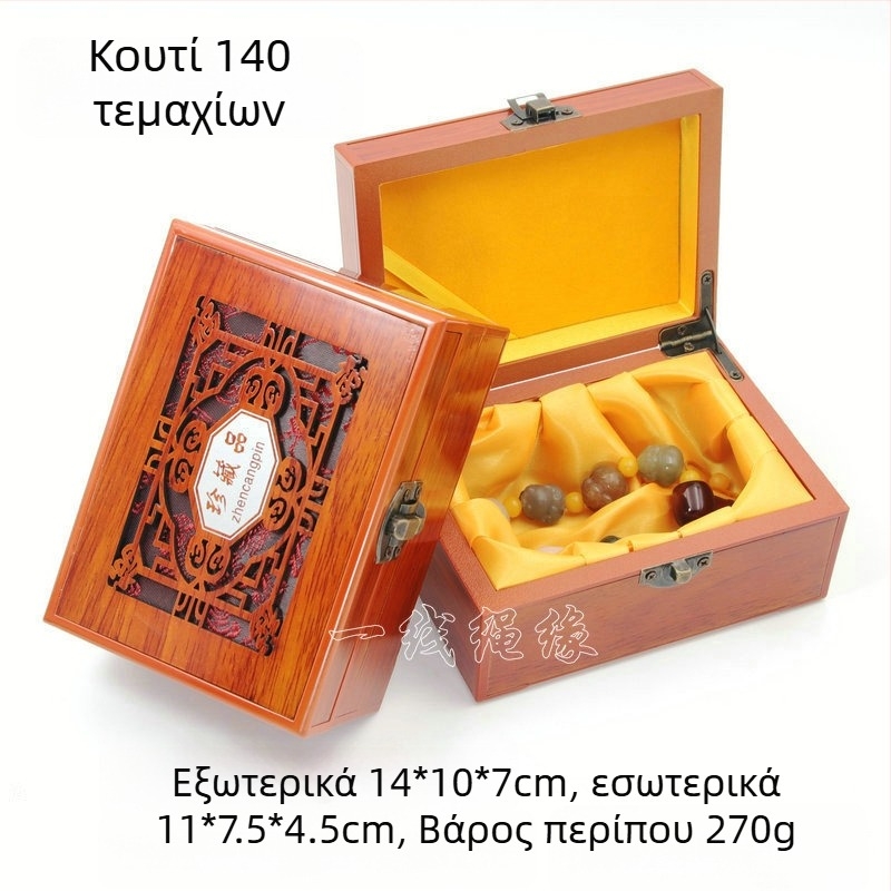 Ξύλινο κουτί για βραχιόλια και κολιέ — πολυτελές κουτί επίδειξης κοσμημάτων από την Aolan Jewelry