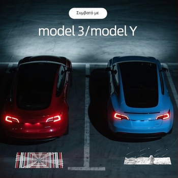 ZhiXin Λάμπα Προβολής Tesla Model 3/Y, 12V, LED 5050, 3W, 6500K, διάρκεια ζωής 80 000 h