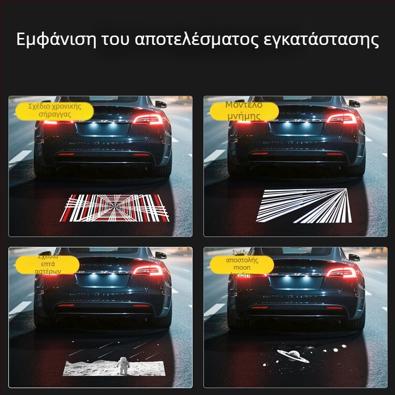 ZhiXin Λάμπα Προβολής Tesla Model 3/Y, 12V, LED 5050, 3W, 6500K, διάρκεια ζωής 80 000 h