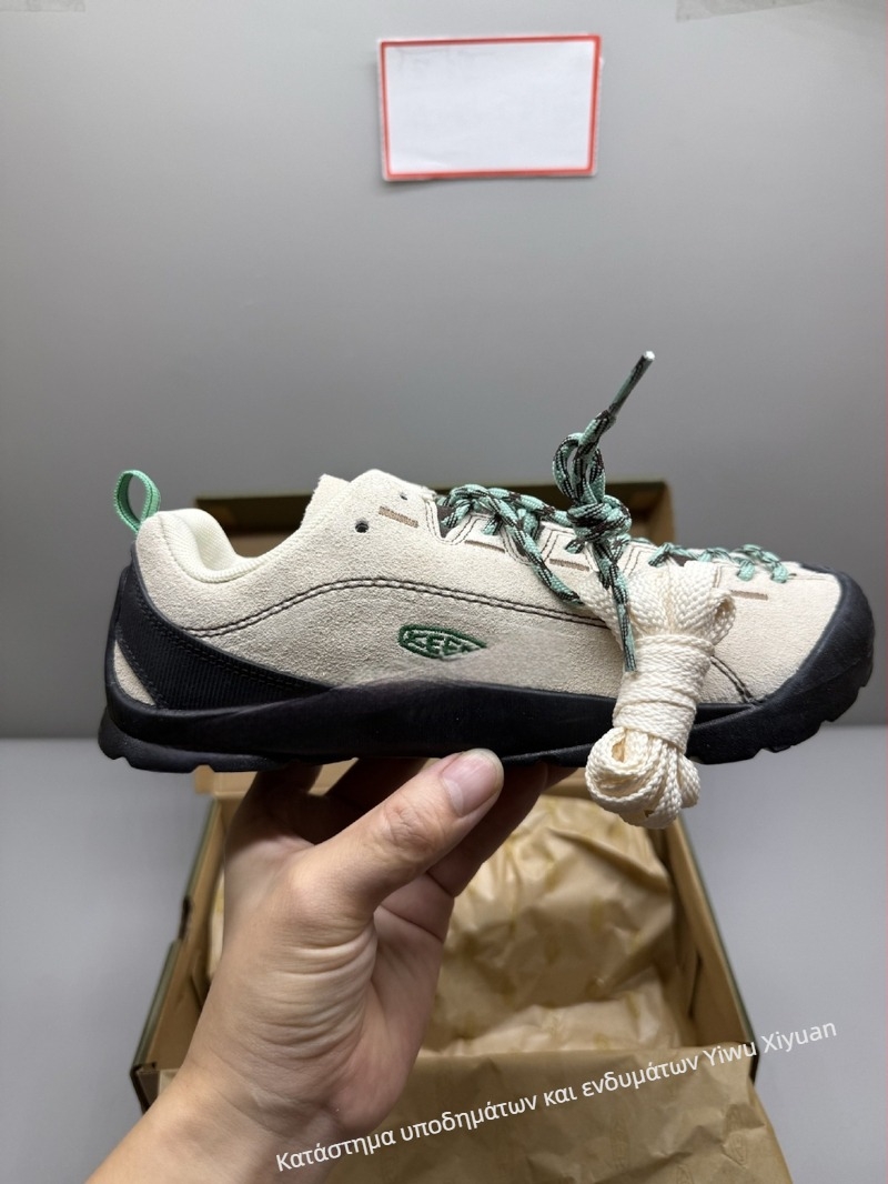 Παπούτσια πεζοπορίας με επάνω μέρος από σουέ, βολκανισμένη σόλα καουτσούκ, unisex, χαμηλό ύψος, μυτερή μύτη