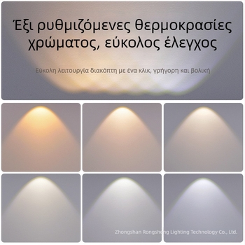 LED πολυλειτουργική ράβδος φωτισμού με θερμοκρασία χρώματος — φορητός μετρητής θερμοκρασίας χρώματος (3W, 5V, 200 lm, IP40)